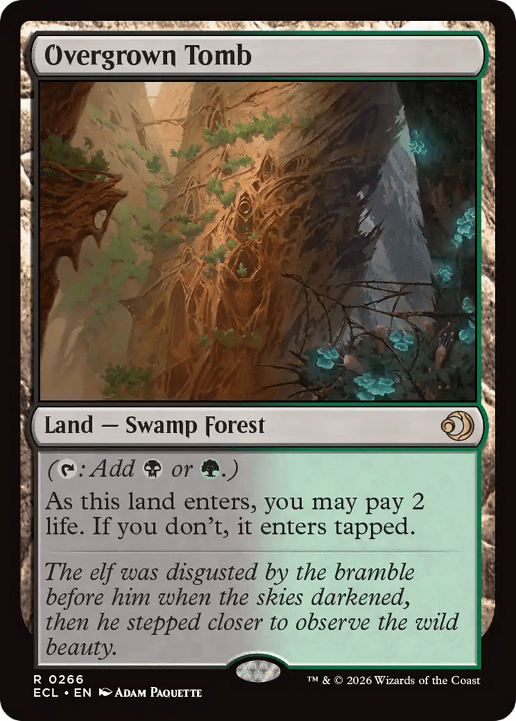 Overgrown Tomb [Lorwyn Eclipsed] MTG Single Magic: The Gathering  | Multizone: Comics And Games