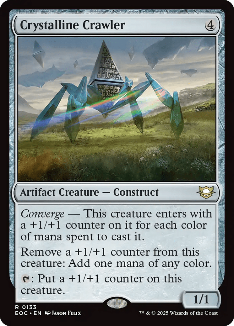 Crystalline Crawler [Edge of Eternities Commander] MTG Single Magic: The Gathering  | Multizone: Comics And Games