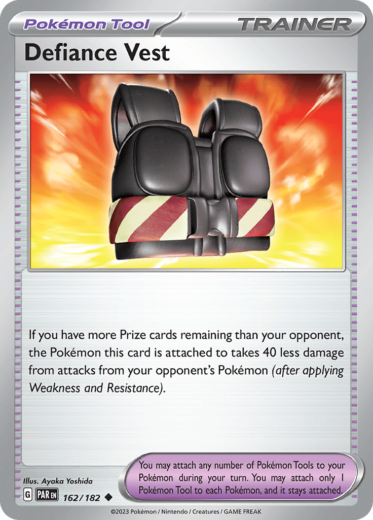 Defiance Vest (162/182) [Scarlet & Violet: Paradox Rift] Pokemon Single Pokémon  | Multizone: Comics And Games