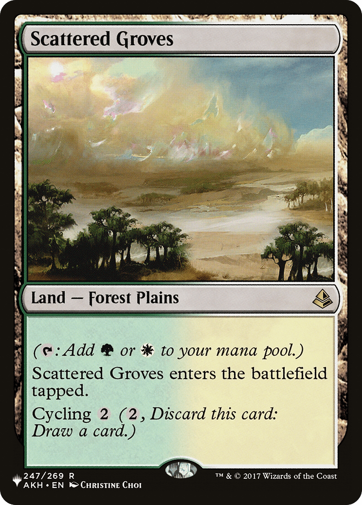 Scattered Groves [Secret Lair: From Cute to Brute] MTG Single Magic: The Gathering  | Multizone: Comics And Games