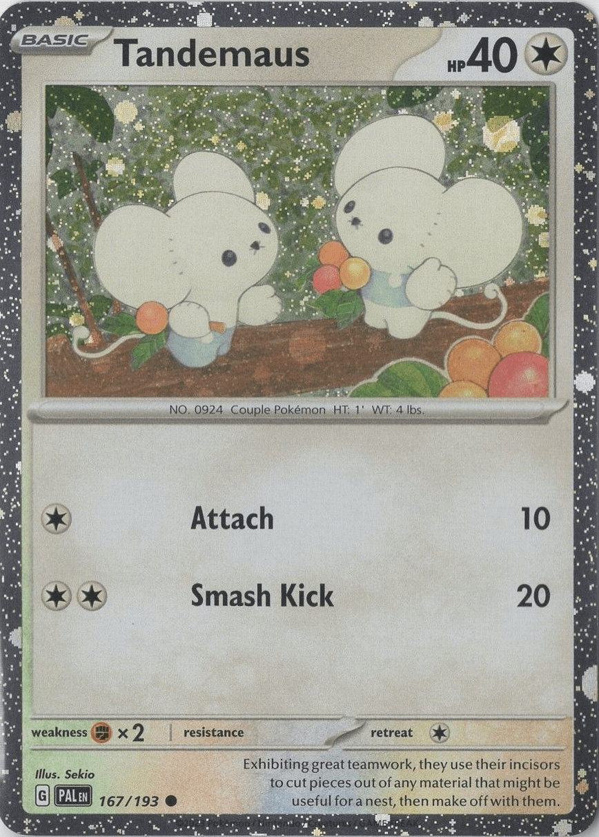 Tandemaus (167/193) (Cosmos Foil) [Scarlet & Violet: Paldea Evolved] Pokemon Single Pokémon  | Multizone: Comics And Games