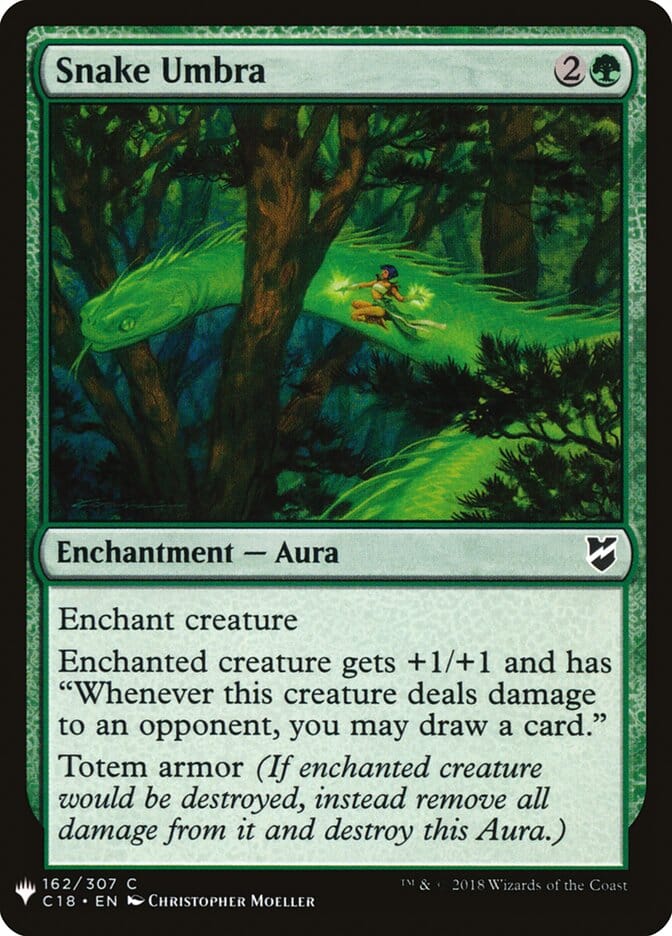 Snake Umbra [Mystery Booster] MTG Single Magic: The Gathering  | Multizone: Comics And Games