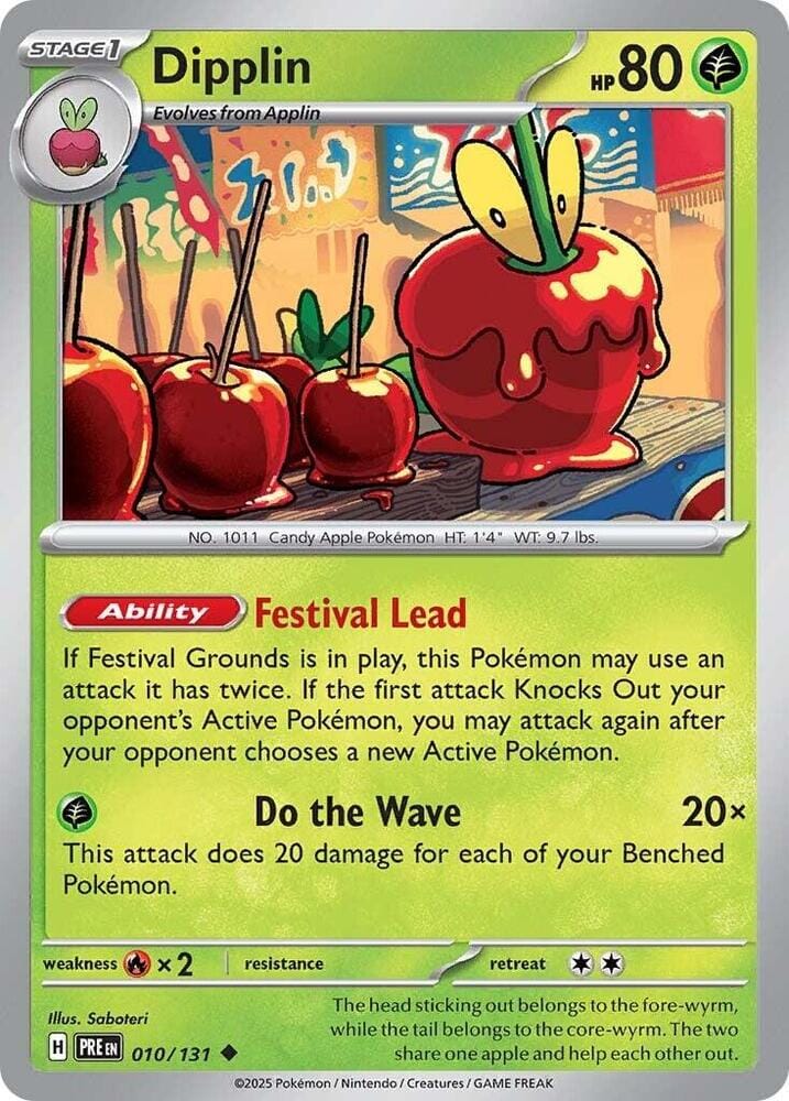 Dipplin (010/131) [Scarlet & Violet: Prismatic Evolutions] Pokemon Single Pokémon  | Multizone: Comics And Games