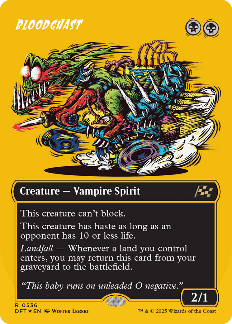 Bloodghast (Borderless) (First-Place Foil) [Aetherdrift] MTG Single Magic: The Gathering  | Multizone: Comics And Games