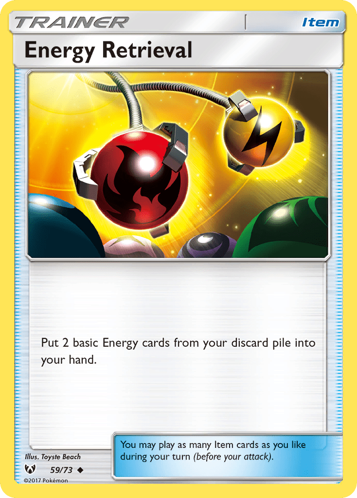 Energy Retrieval (59/73) [Sun & Moon: Shining Legends] Pokemon Single Pokémon  | Multizone: Comics And Games