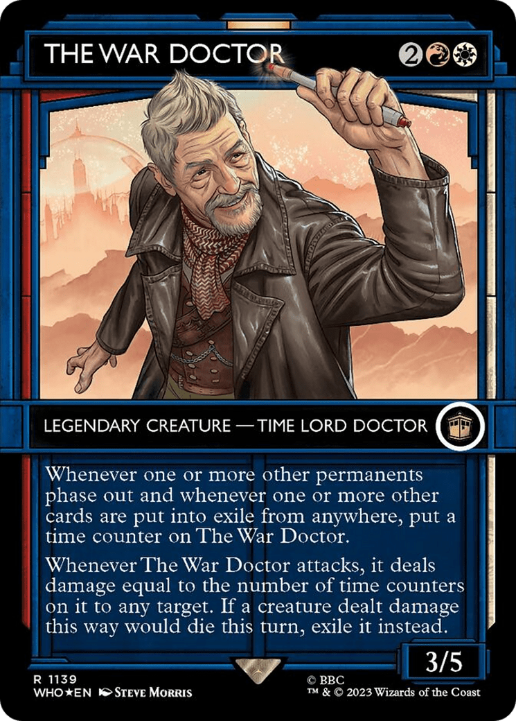 The War Doctor (Showcase) (Surge Foil) [Doctor Who] MTG Single Magic: The Gathering  | Multizone: Comics And Games