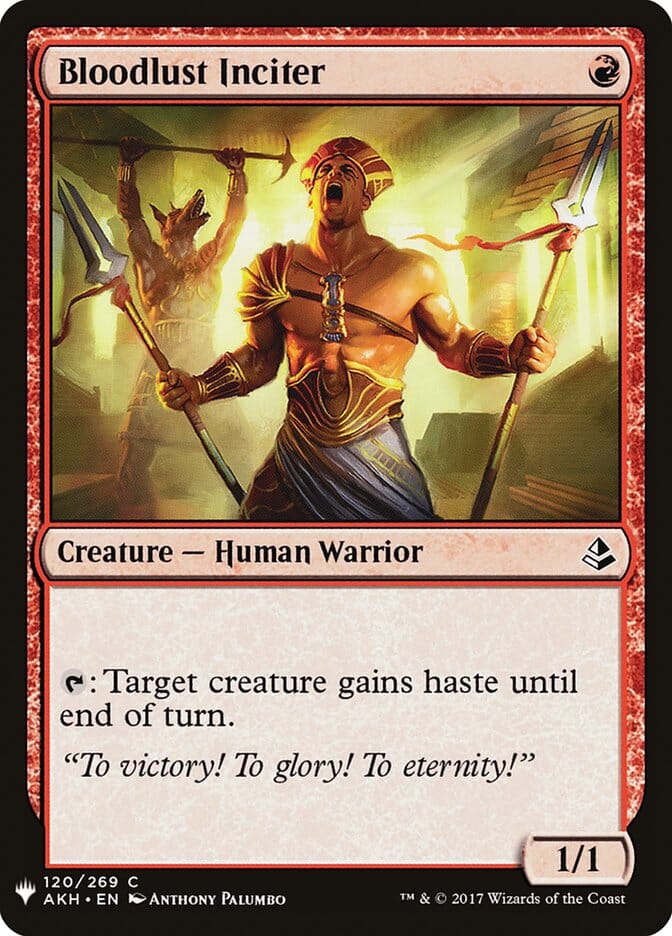Bloodlust Inciter [Mystery Booster] MTG Single Magic: The Gathering  | Multizone: Comics And Games