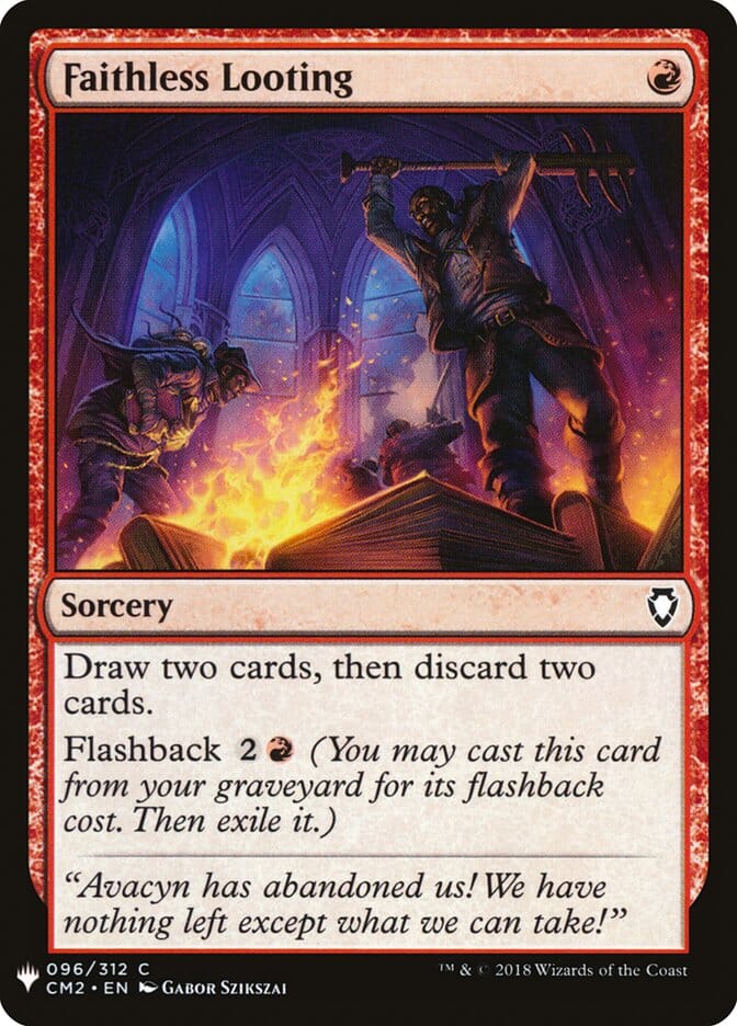 Faithless Looting [Mystery Booster] MTG Single Magic: The Gathering  | Multizone: Comics And Games