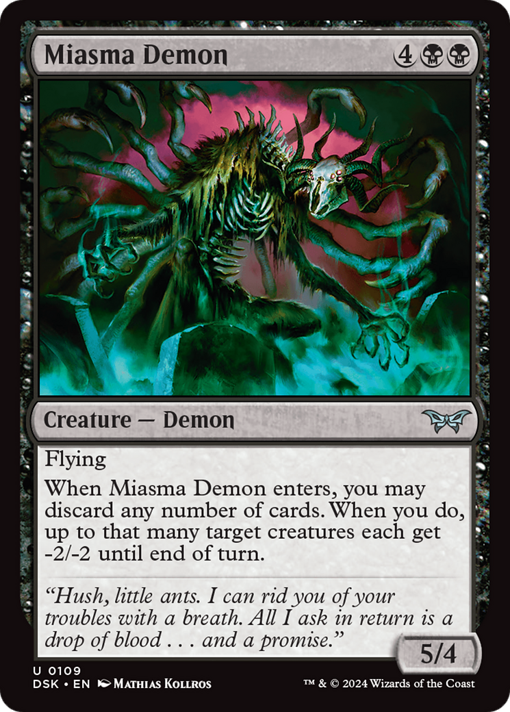 Miasma Demon [Duskmourn: House of Horror] | Multizone: Comics And Games