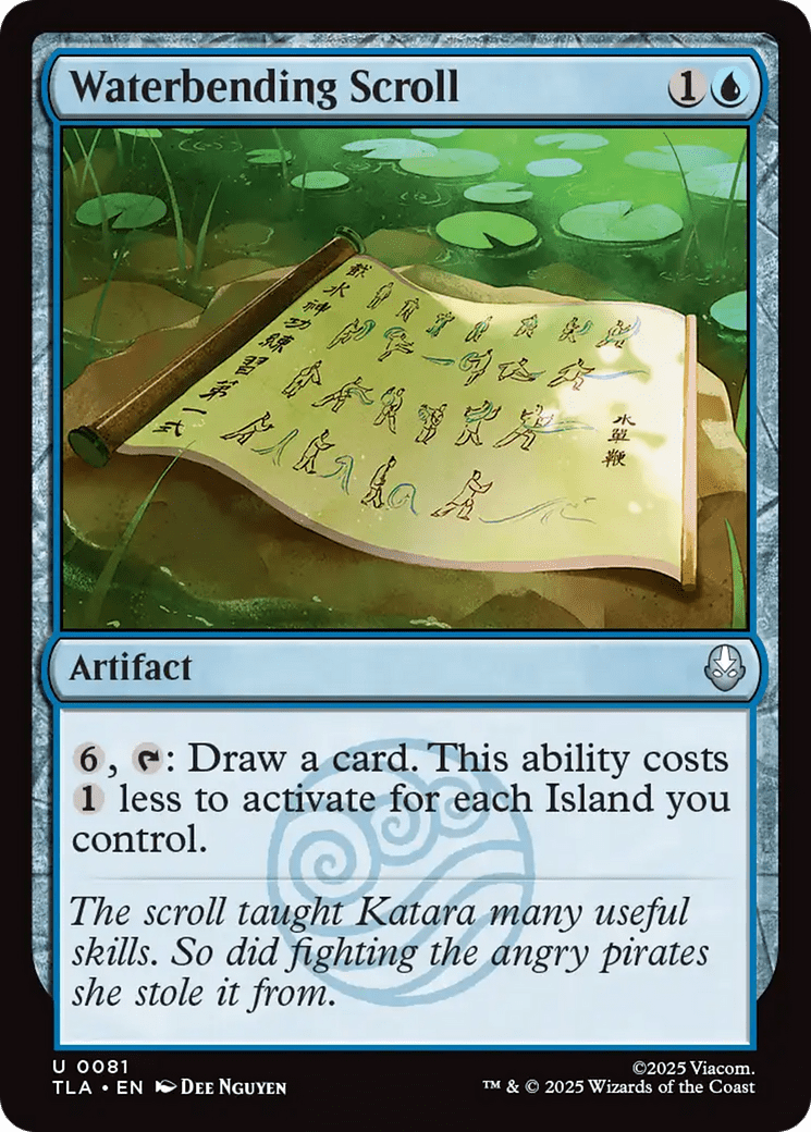 Waterbending Scroll [Avatar: The Last Airbender] MTG Single Magic: The Gathering  | Multizone: Comics And Games
