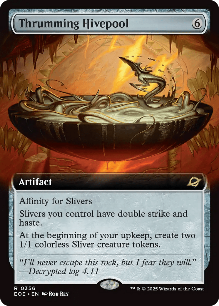 Thrumming Hivepool (Extended Art) [Edge of Eternities] MTG Single Magic: The Gathering  | Multizone: Comics And Games