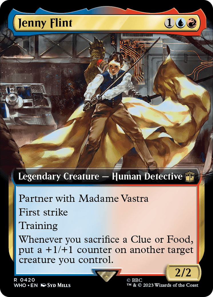 Jenny Flint (Extended Art) [Doctor Who] MTG Single Magic: The Gathering  | Multizone: Comics And Games