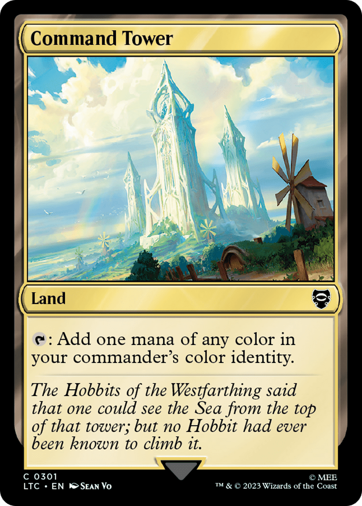 Command Tower [The Lord of the Rings: Tales of Middle-Earth Commander] MTG Single Magic: The Gathering  | Multizone: Comics And Games