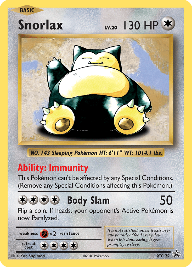 Snorlax (XY179) [XY: Black Star Promos] Pokemon Single Pokémon  | Multizone: Comics And Games