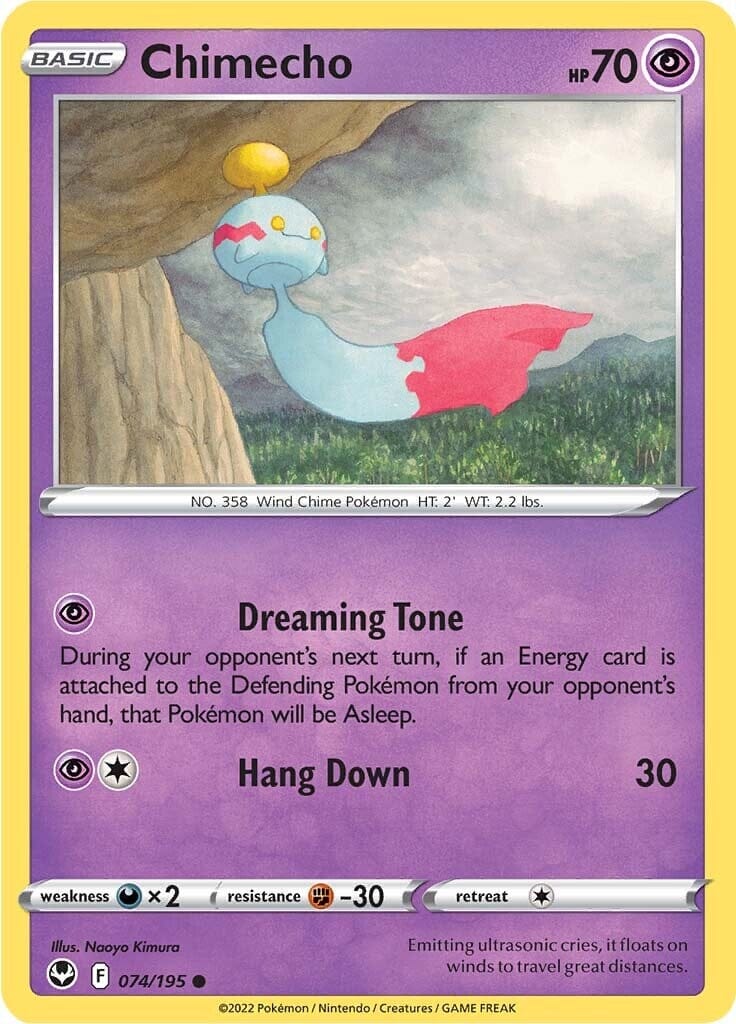 Chimecho (074/195) [Sword & Shield: Silver Tempest] Pokemon Single Pokémon  | Multizone: Comics And Games