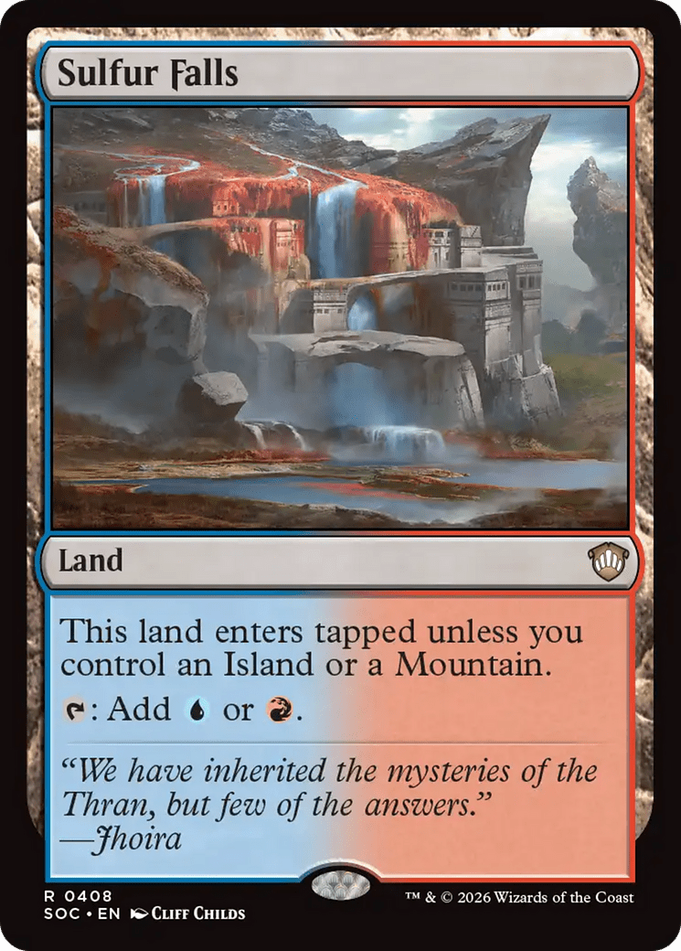 Sulfur Falls [Secrets of Strixhaven Commander] MTG Single Magic: The Gathering  | Multizone: Comics And Games