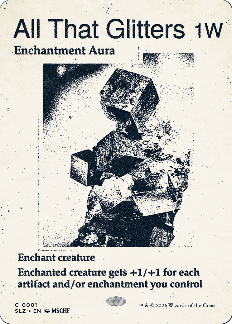 All That Glitters (0001) [Secret Lair x MSCHF: The Zeta Set] MTG Single Magic: The Gathering  | Multizone: Comics And Games