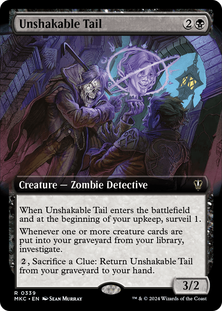 Unshakable Tail (Extended Art) [Murders at Karlov Manor Commander] MTG Single Magic: The Gathering  | Multizone: Comics And Games