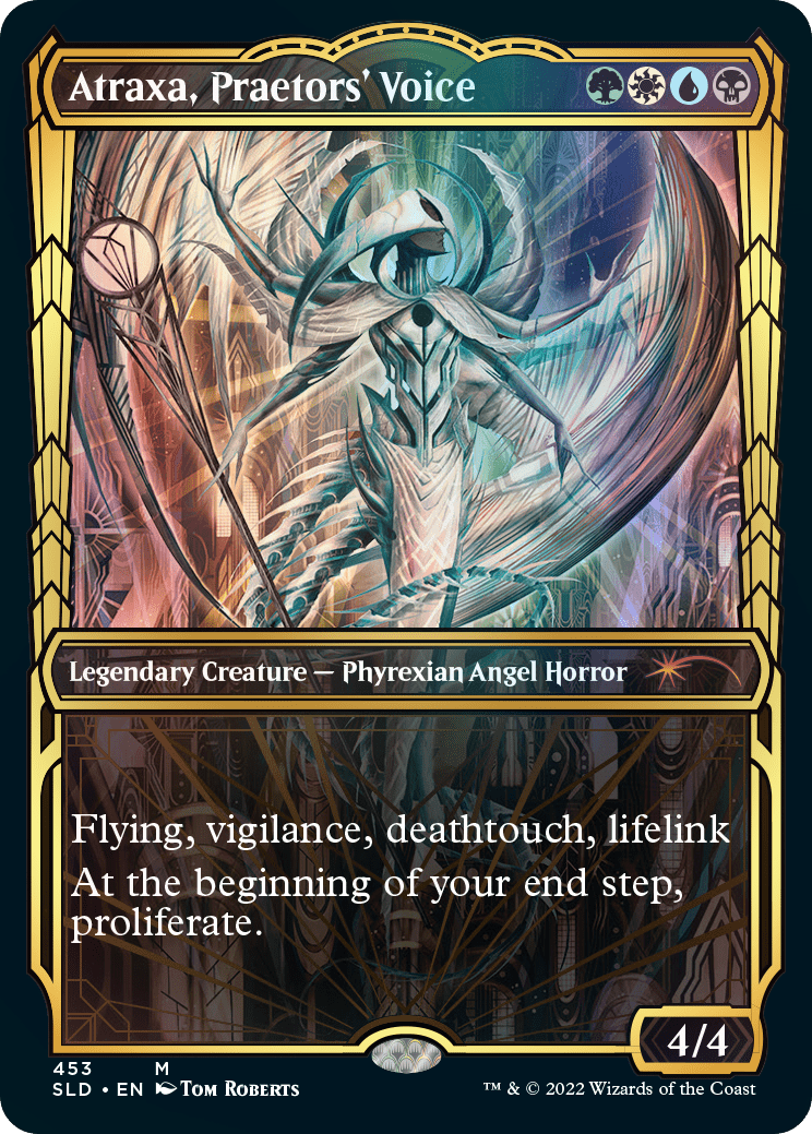 Atraxa, Praetors' Voice (Showcase Gilded Foil) [Secret Lair Drop Series] MTG Single Magic: The Gathering  | Multizone: Comics And Games