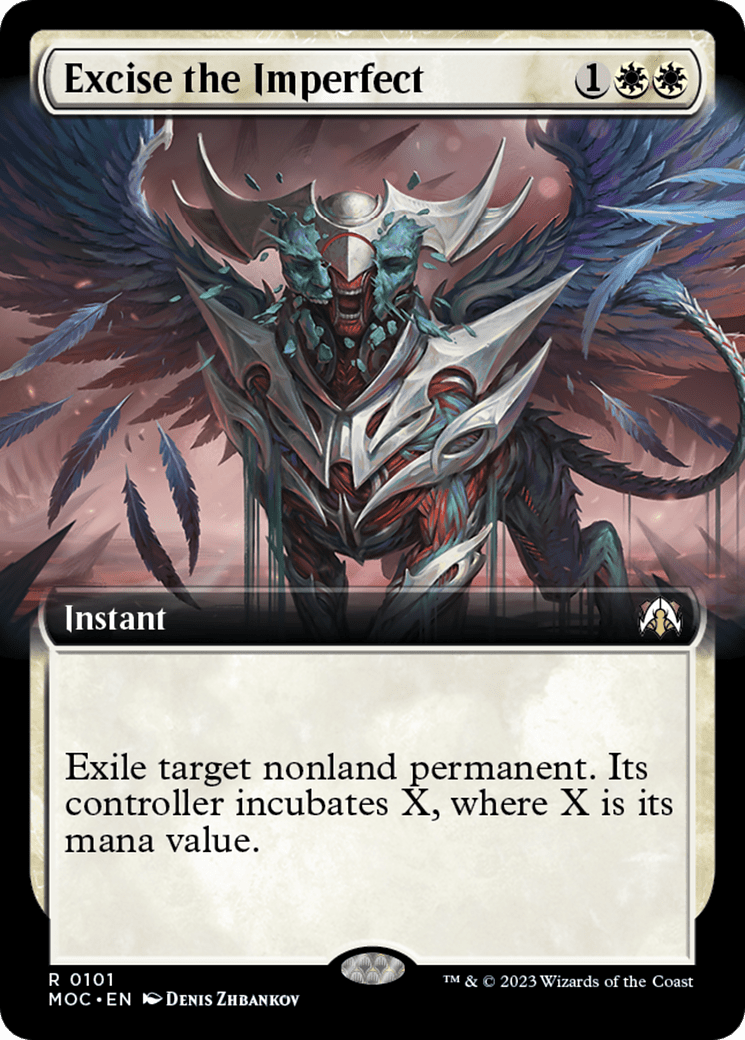 Excise the Imperfect (Extended Art) [March of the Machine Commander] MTG Single Magic: The Gathering  | Multizone: Comics And Games