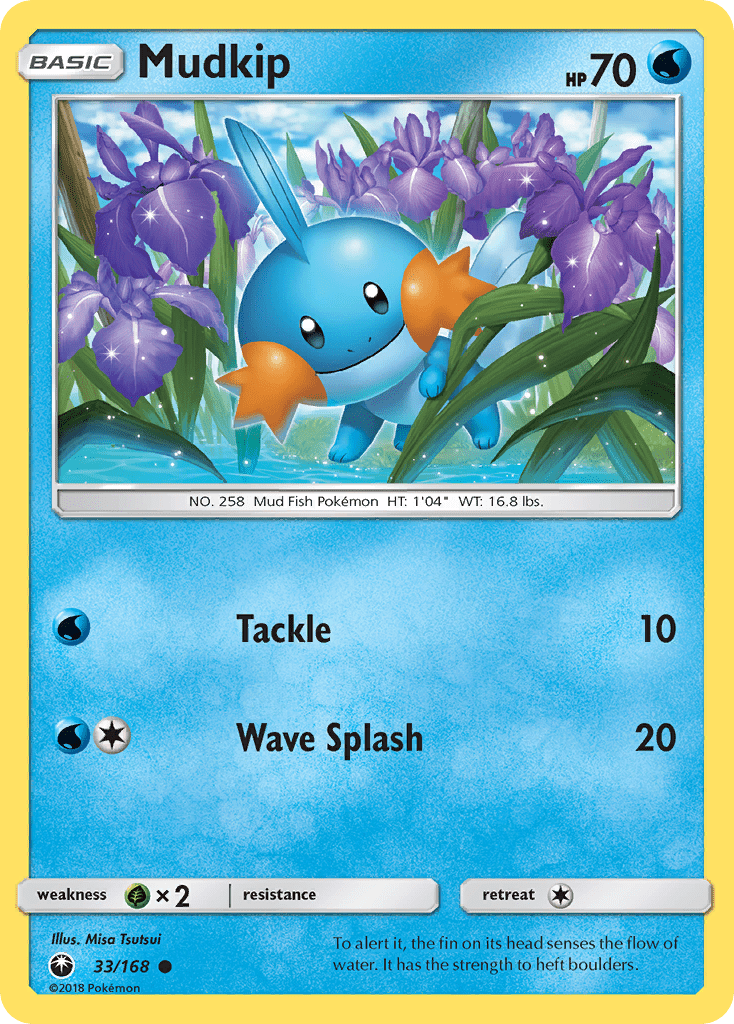 Mudkip (33/168) [Sun & Moon: Celestial Storm] Pokemon Single Pokémon  | Multizone: Comics And Games