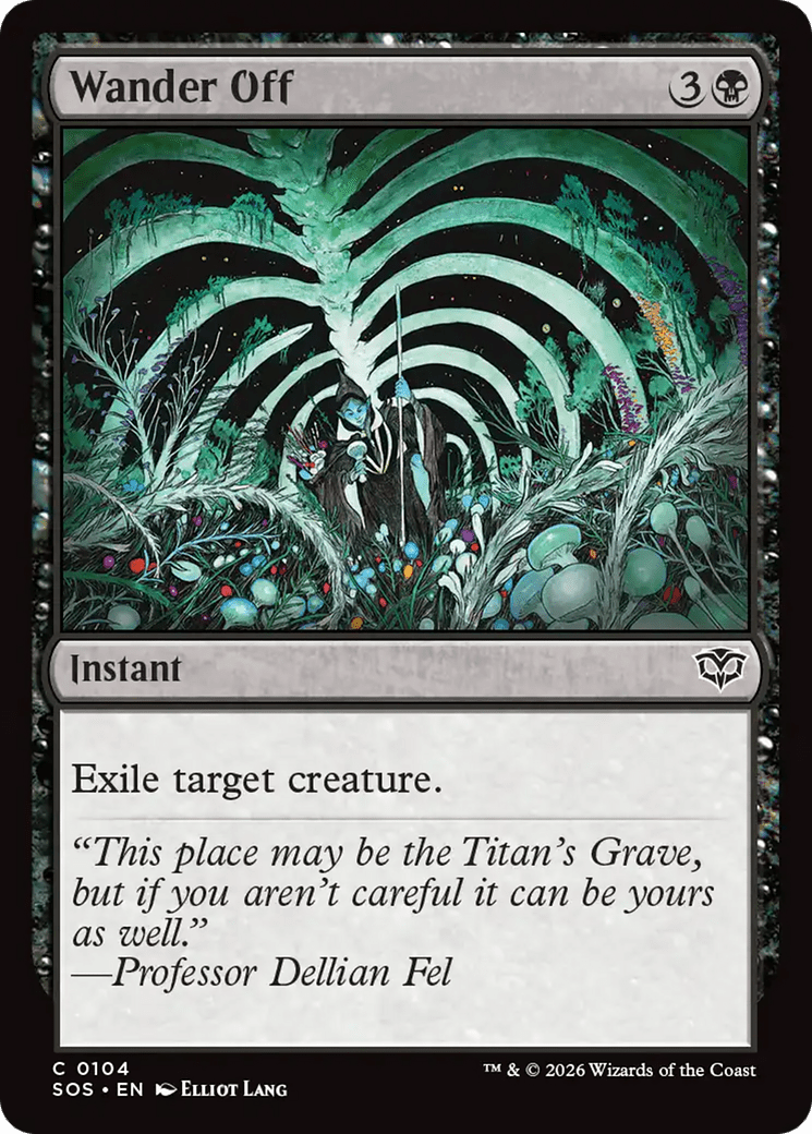 Wander Off [Secrets of Strixhaven] MTG Single Magic: The Gathering  | Multizone: Comics And Games