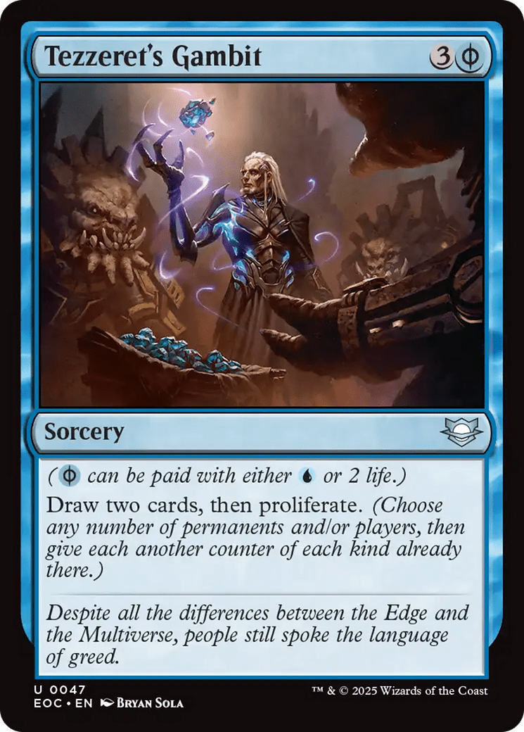 Tezzeret's Gambit [Edge of Eternities Commander] MTG Single Magic: The Gathering  | Multizone: Comics And Games