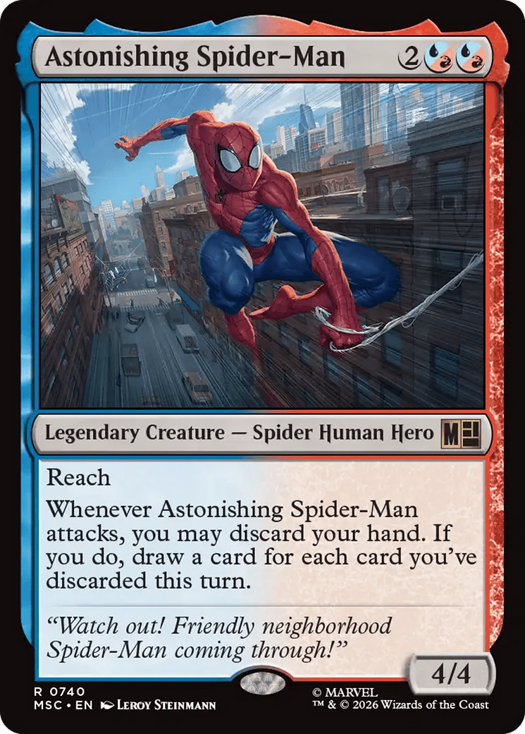 Astonishing Spider-Man [Marvel Super Heroes Commander] MTG Single Magic: The Gathering  | Multizone: Comics And Games