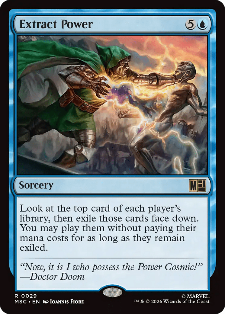 Extract Power [Marvel Super Heroes Commander] MTG Single Magic: The Gathering  | Multizone: Comics And Games