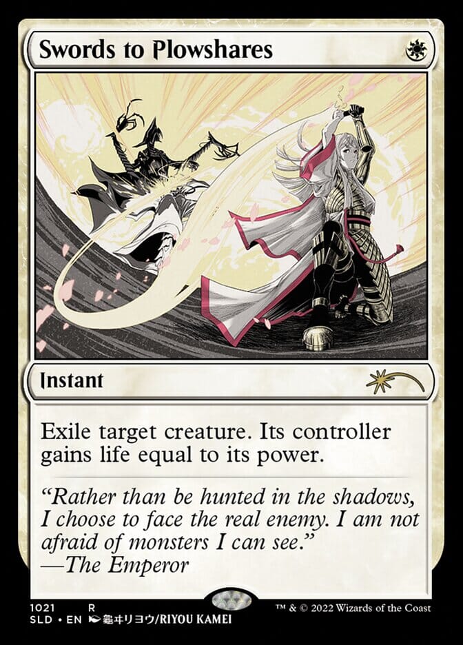 Swords to Plowshares (1021) [Secret Lair Drop Series] MTG Single Magic: The Gathering  | Multizone: Comics And Games