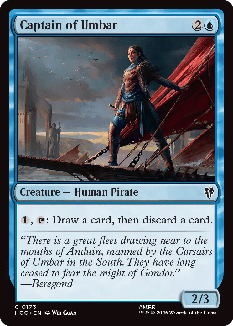 Captain of Umbar [The Hobbit: Eternal-Legal] MTG Single Magic: The Gathering  | Multizone: Comics And Games