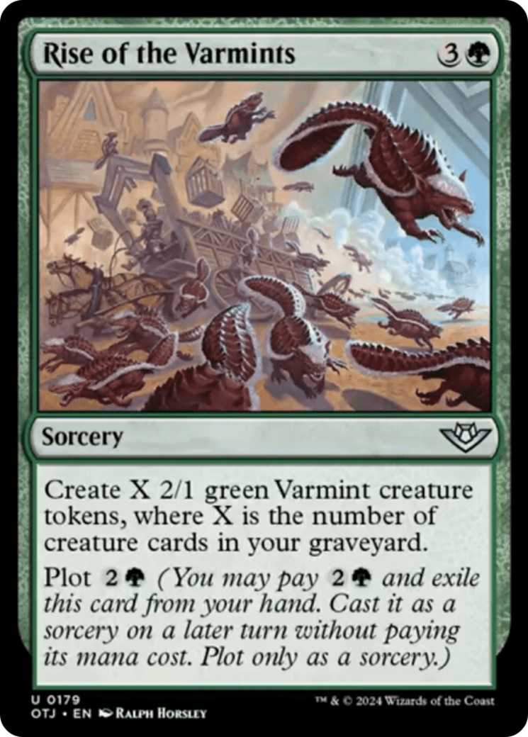 Rise of the Varmints [Outlaws of Thunder Junction] MTG Single Magic: The Gathering  | Multizone: Comics And Games