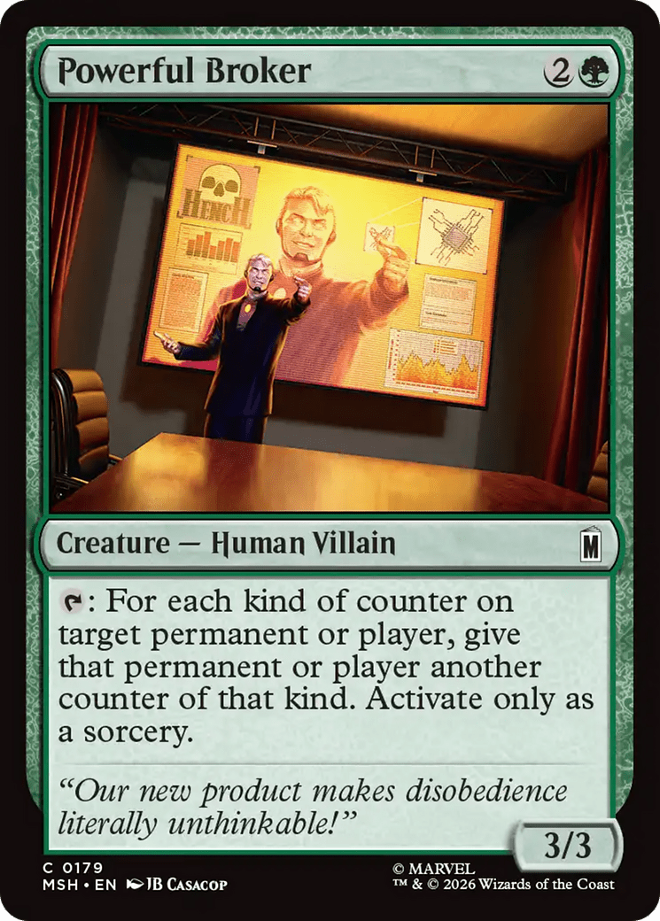 Powerful Broker [Marvel Super Heroes] MTG Single Magic: The Gathering  | Multizone: Comics And Games