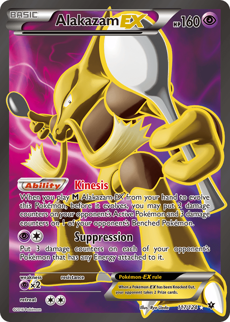 Alakazam EX (117/124) [XY: Fates Collide] Pokemon Single Pokémon  | Multizone: Comics And Games