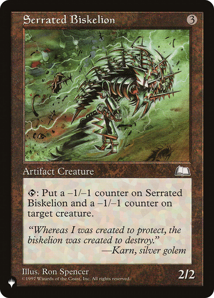 Serrated Biskelion [The List] MTG Single Magic: The Gathering  | Multizone: Comics And Games