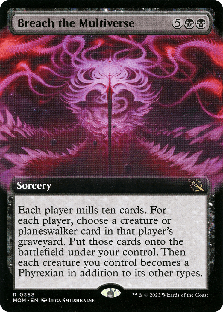 Breach the Multiverse (Extended Art) [March of the Machine] MTG Single Magic: The Gathering  | Multizone: Comics And Games