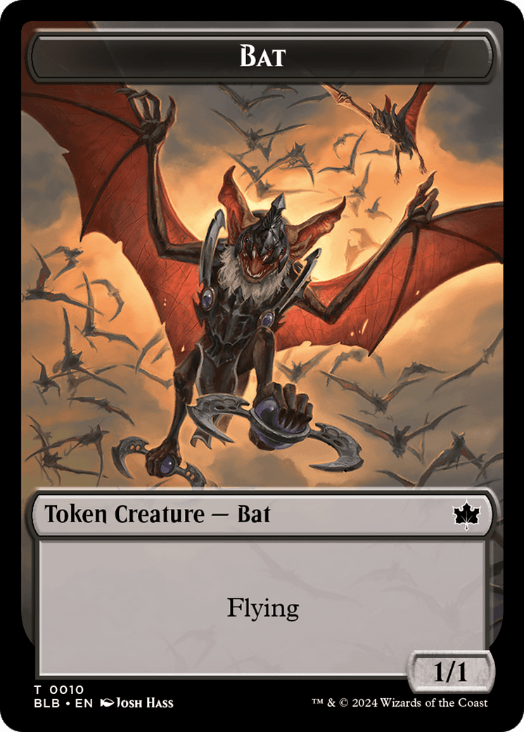 Bat Token [Bloomburrow Tokens] MTG Single Magic: The Gathering  | Multizone: Comics And Games