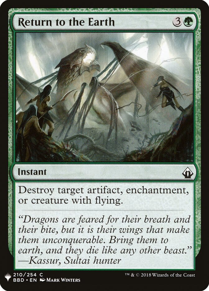Return to the Earth [Mystery Booster] MTG Single Magic: The Gathering  | Multizone: Comics And Games
