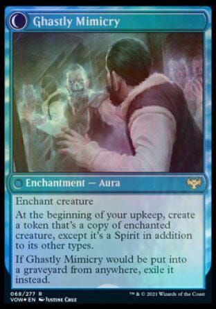 Mirrorhall Mimic // Ghastly Mimicry [Innistrad: Crimson Vow Prerelease Promos] MTG Single Magic: The Gathering  | Multizone: Comics And Games