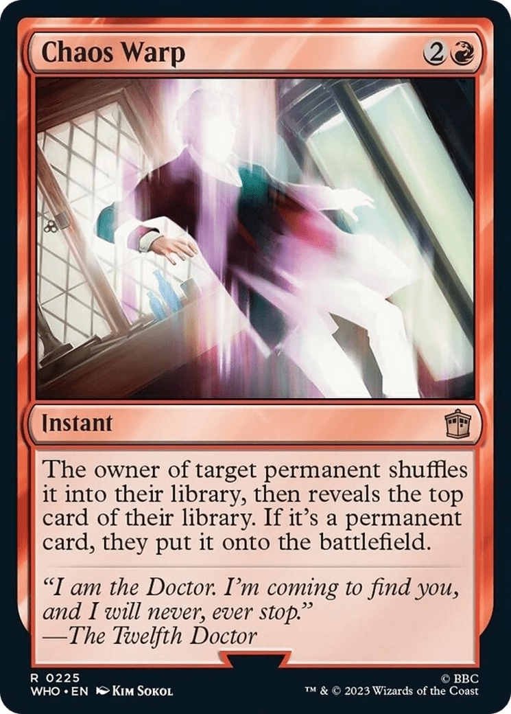 Chaos Warp [Doctor Who] MTG Single Magic: The Gathering  | Multizone: Comics And Games