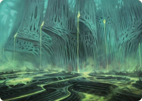 Swamp Art Card [Phyrexia: All Will Be One Art Series] MTG Single Magic: The Gathering  | Multizone: Comics And Games