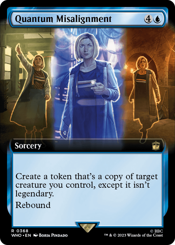 Quantum Misalignment (Extended Art) [Doctor Who] MTG Single Magic: The Gathering  | Multizone: Comics And Games