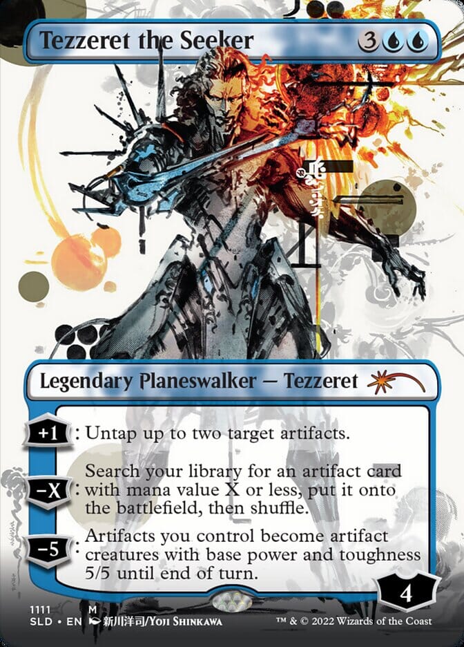 Tezzeret the Seeker (Borderless) [Secret Lair Drop Series] MTG Single Magic: The Gathering  | Multizone: Comics And Games
