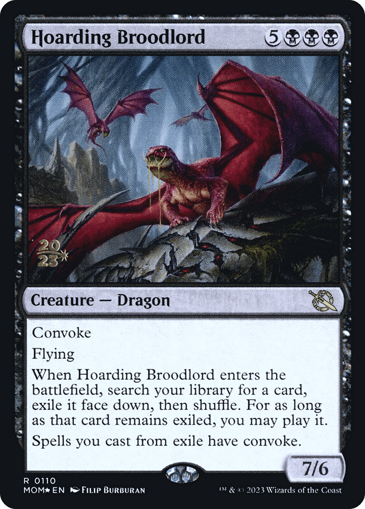 Hoarding Broodlord [March of the Machine Prerelease Promos] MTG Single Magic: The Gathering  | Multizone: Comics And Games