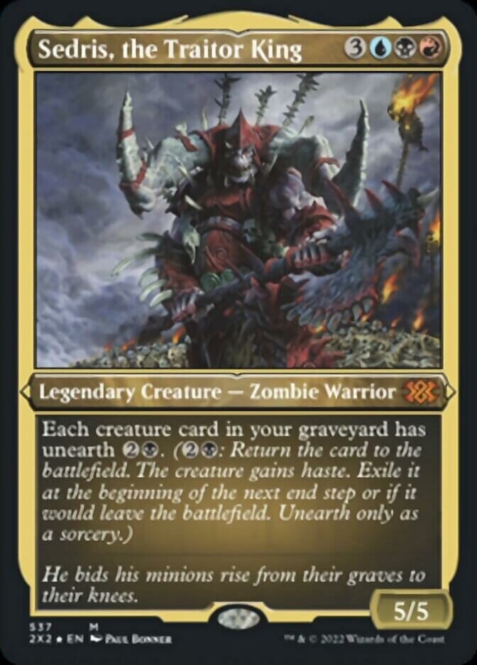 Sedris, the Traitor King (Foil Etched) [Double Masters 2022] MTG Single Magic: The Gathering  | Multizone: Comics And Games
