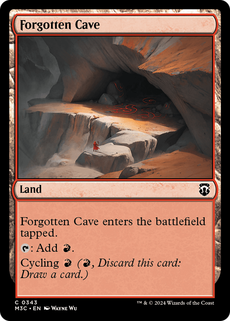 Forgotten Cave (Ripple Foil) [Modern Horizons 3 Commander] MTG Single Magic: The Gathering  | Multizone: Comics And Games