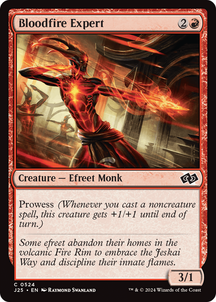 Bloodfire Expert [Foundations Jumpstart] MTG Single Magic: The Gathering  | Multizone: Comics And Games