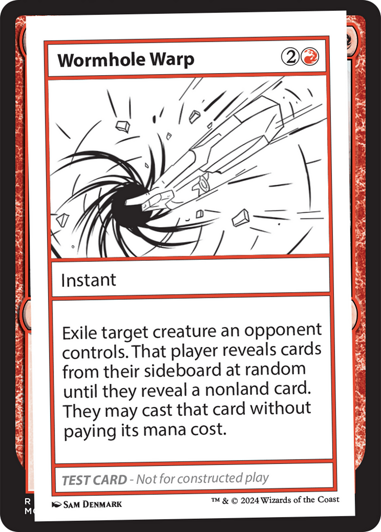 Wormhole Warp [Mystery Booster 2 Playtest Cards] MTG Single Magic: The Gathering  | Multizone: Comics And Games
