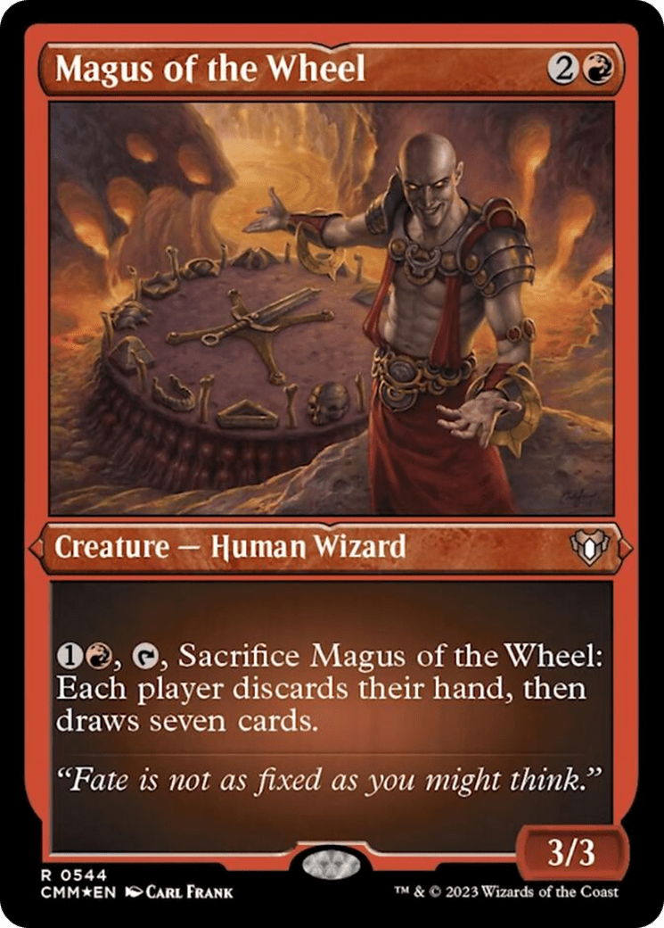 Magus of the Wheel (Foil Etched) [Commander Masters] MTG Single Magic: The Gathering  | Multizone: Comics And Games