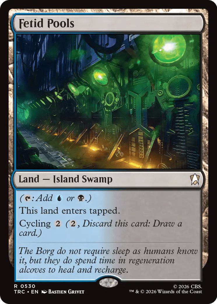 Fetid Pools (Surge Foil) [Star Trek Commander] MTG Single Magic: The Gathering  | Multizone: Comics And Games